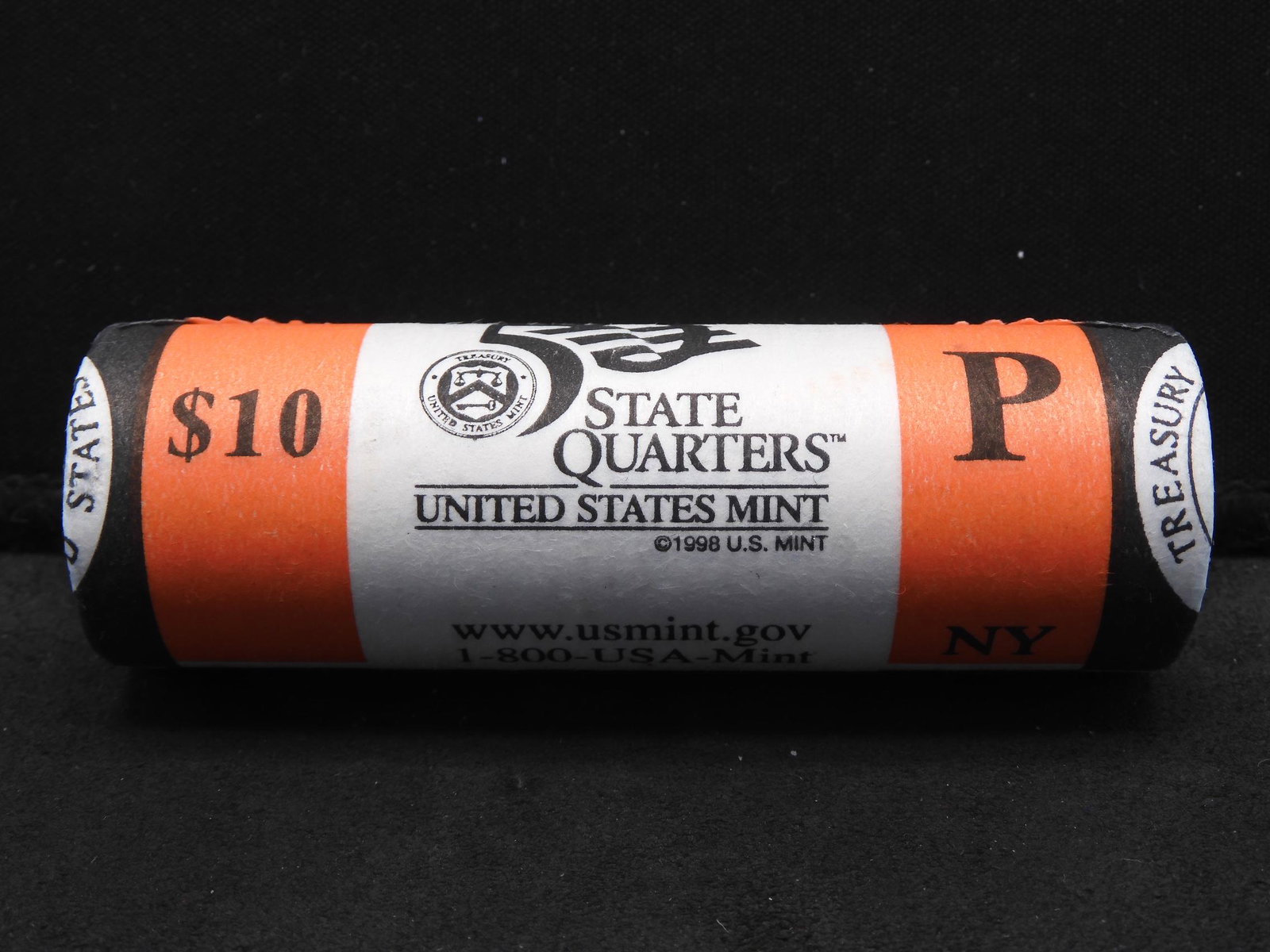 1999 BU Roll Of NY State Quarters In Original Gov't (1 of 3)