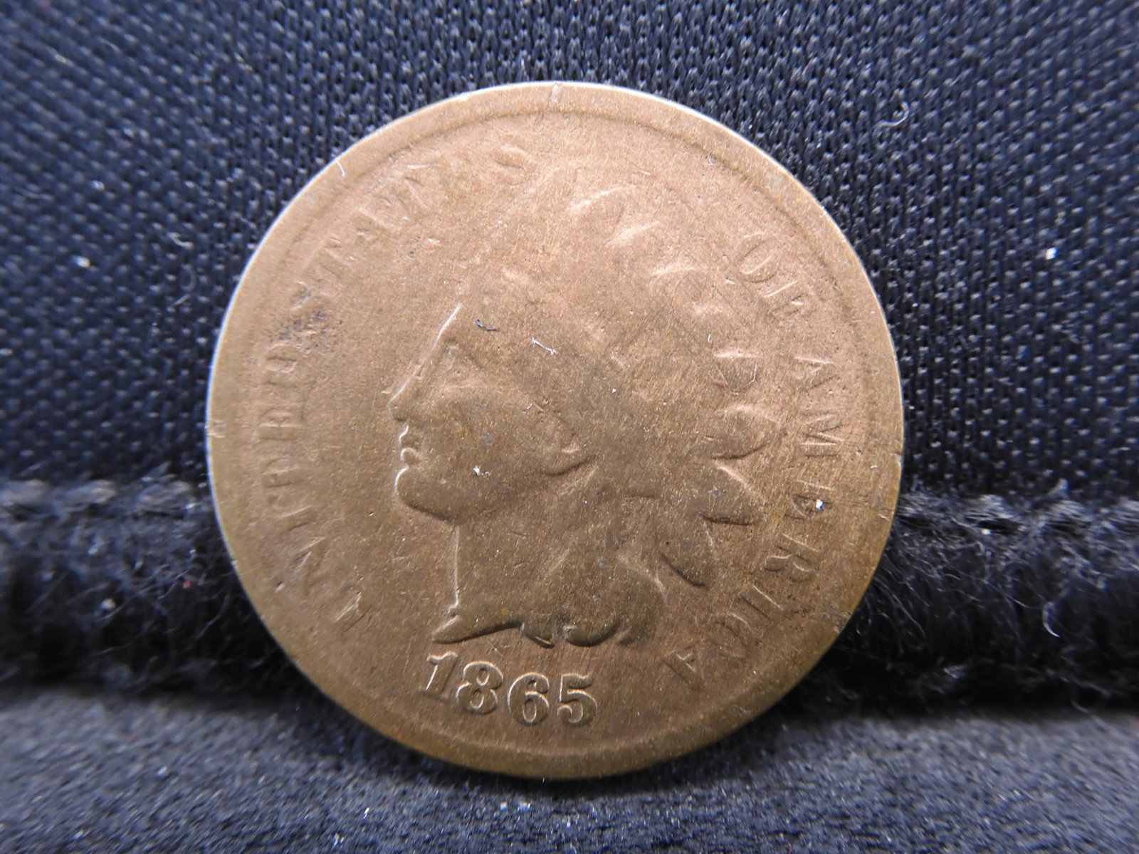 1865 Semi-Key Date Indian Head Cent. (1 of 2)