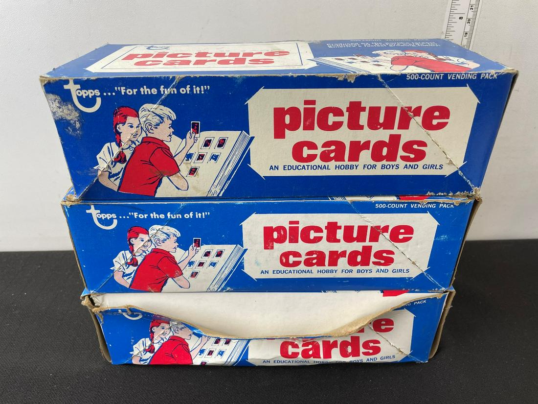 1986 & 1988 Topps Baseball Vending Boxes Lot of 3 (1 of 5)