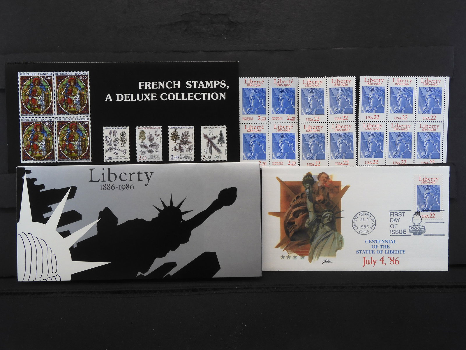 1986 USPS Liberty Stamp Set - $11 Face (1 of 9)