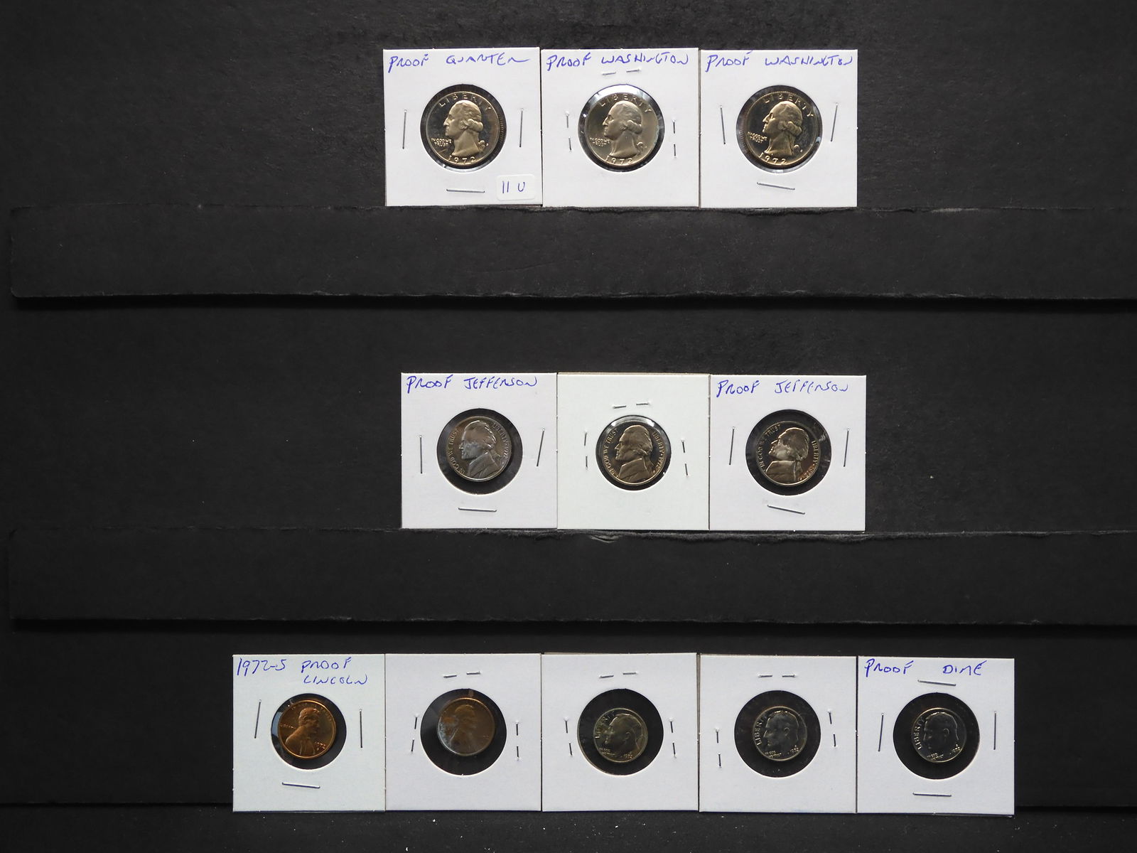 Group of 11 Proof U.S. Coins (1 of 9)