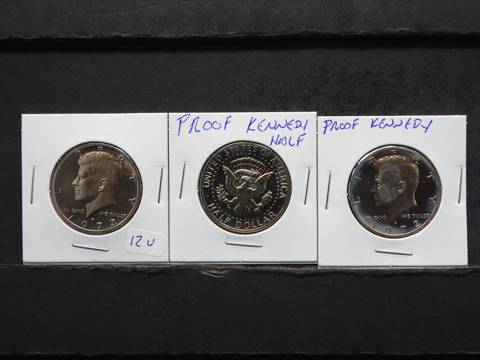 3 Proof Kennedy Half Dollar Coins. (1 of 3)