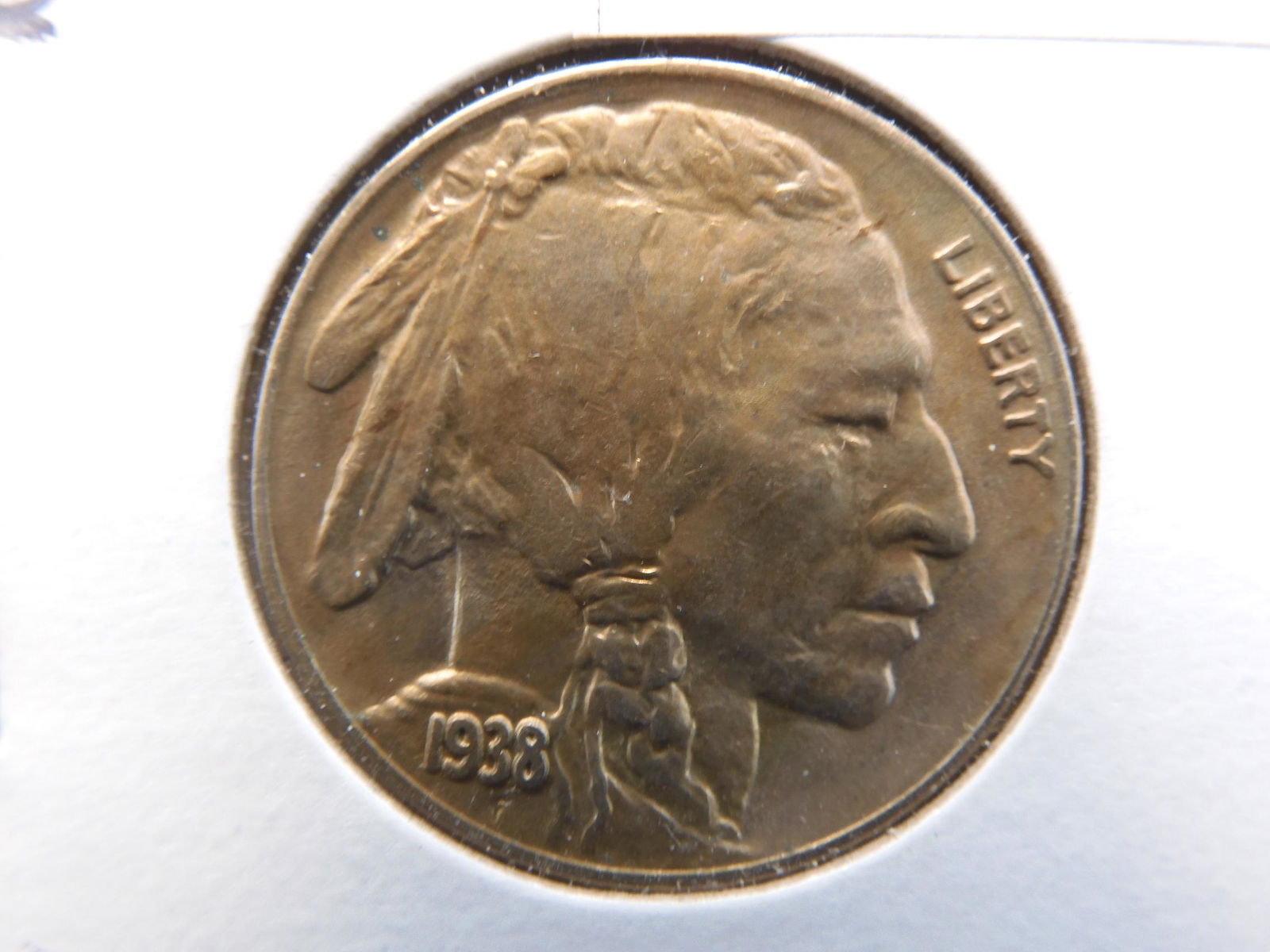 1938-D Buffalo Head Indian Nickel - Nice Detail! (1 of 3)