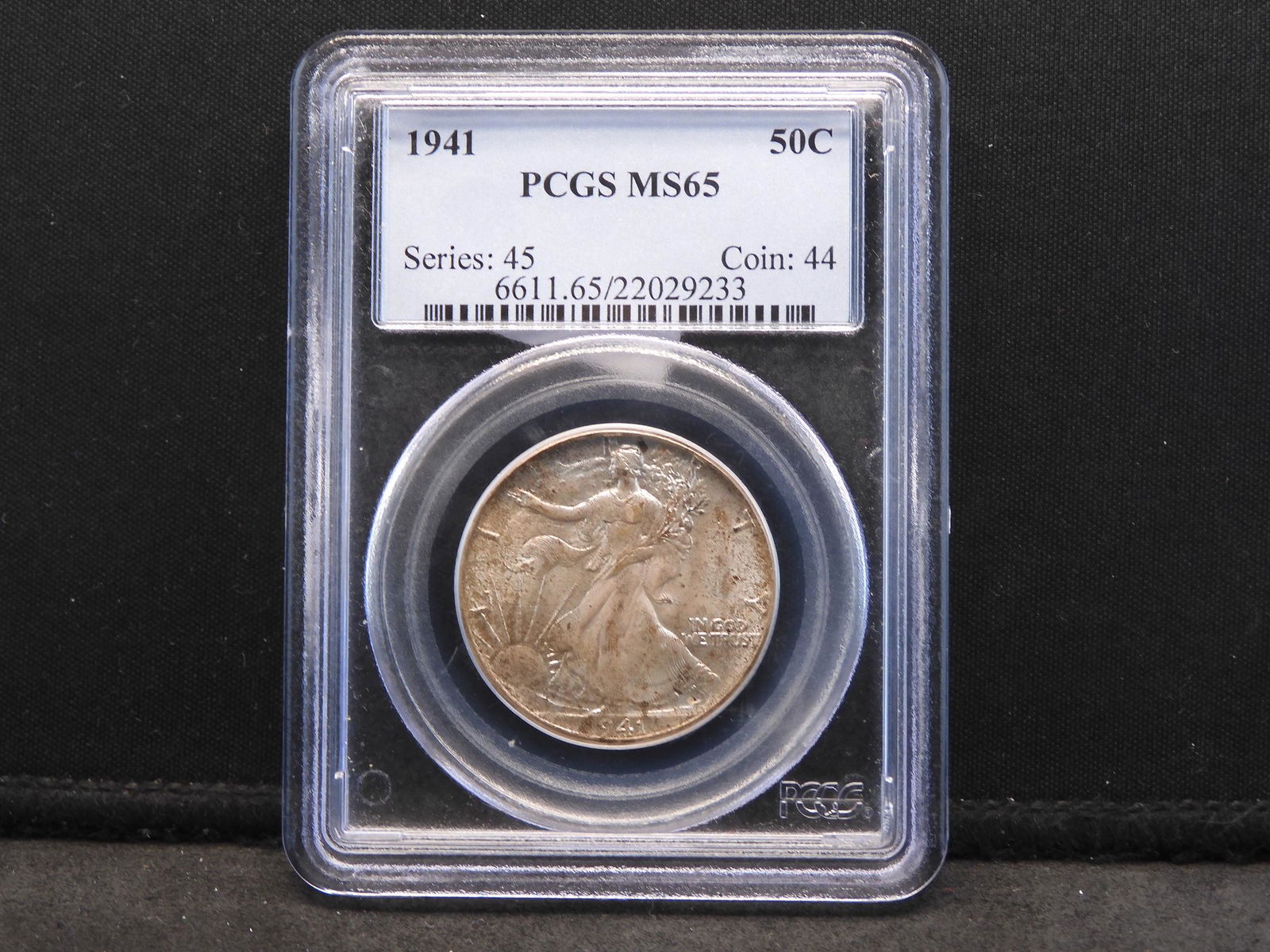 1941 PCGS MS65 Walking Liberty Silver Half Dollar (1 of 4)