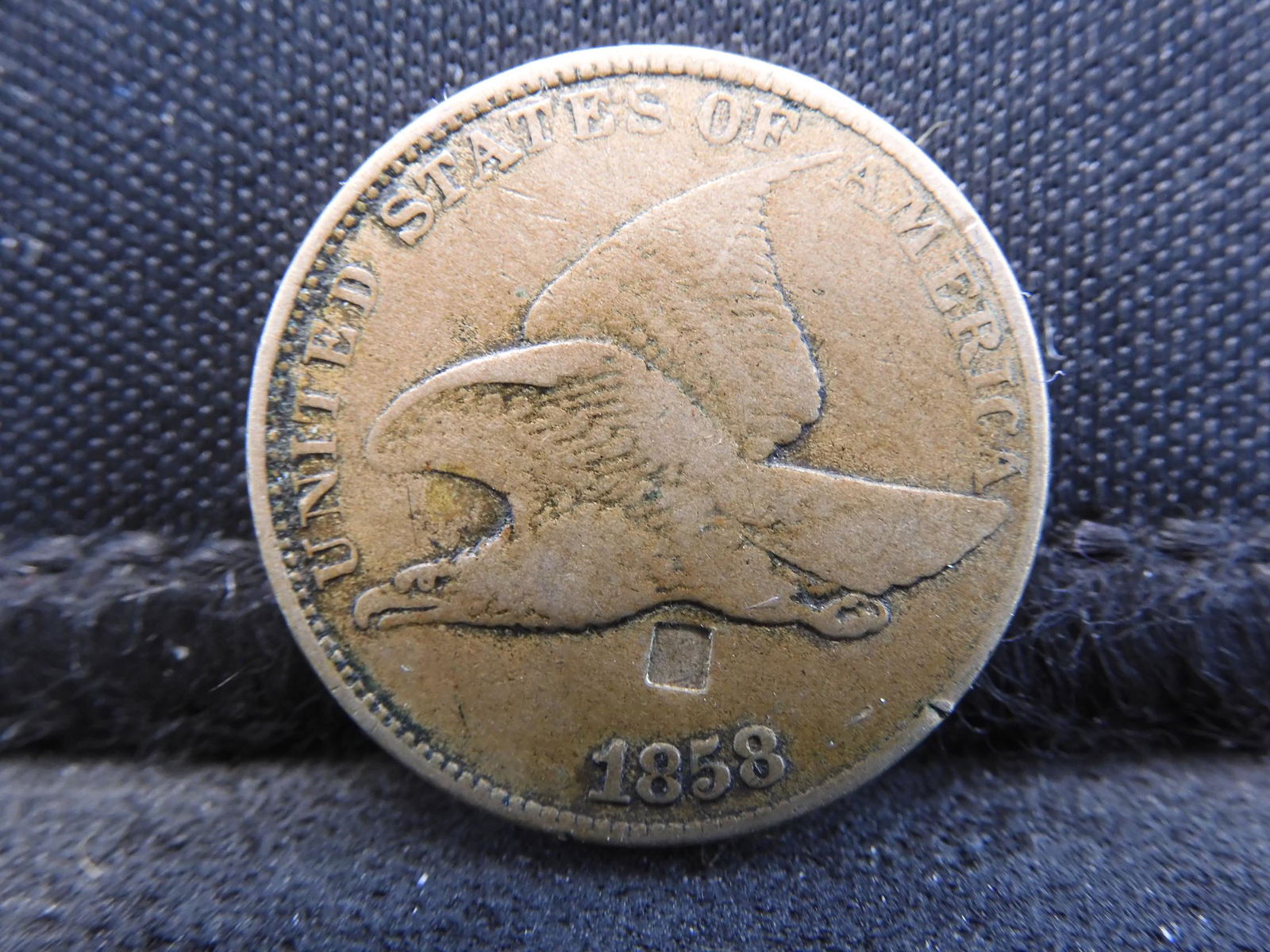 1858 Flying Eagle Cent - Great Detail! (1 of 2)