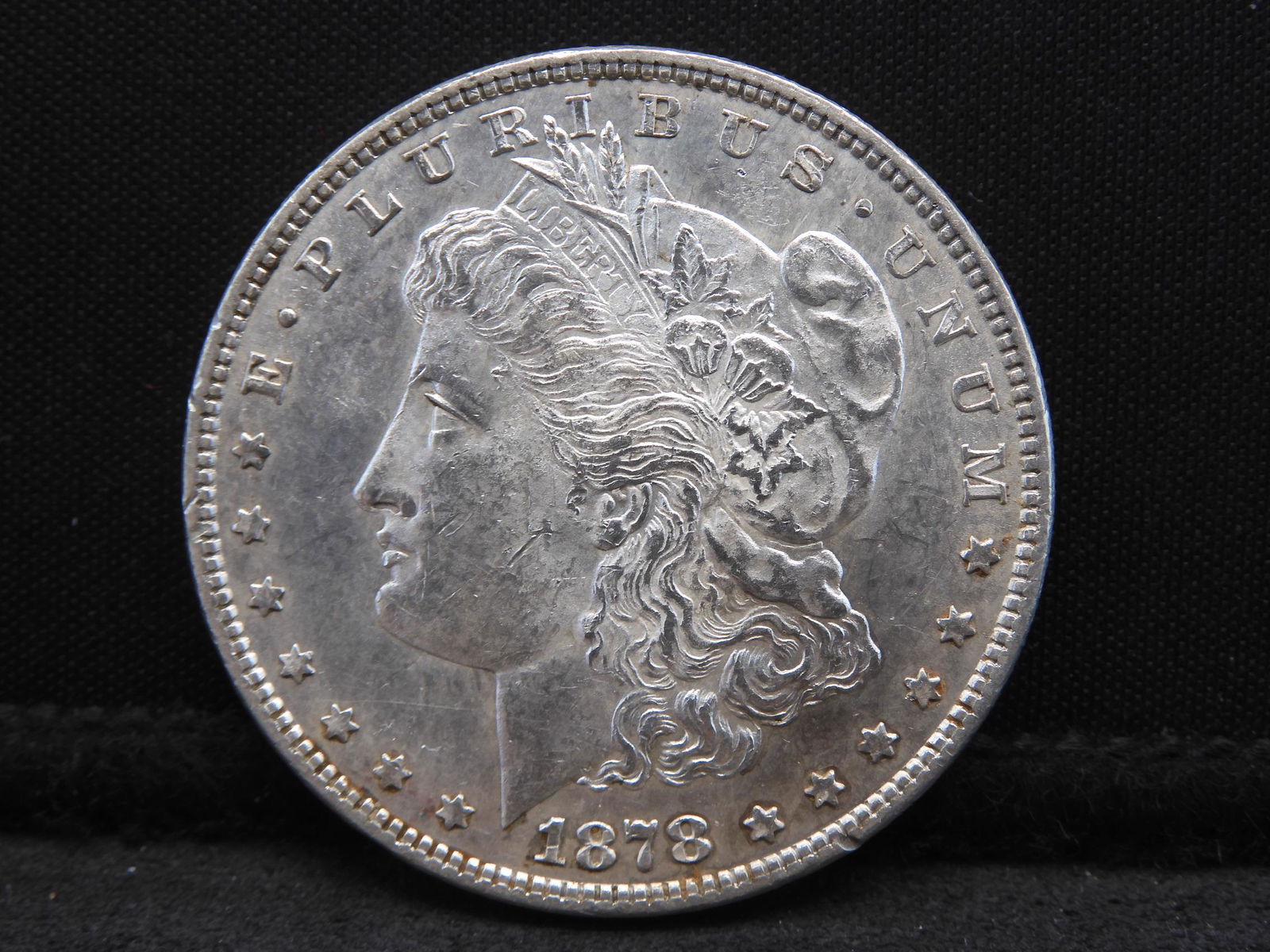 1878 Rev 1879 Morgan Silver Dollar - AU/BU Condition - (1 of 2)
