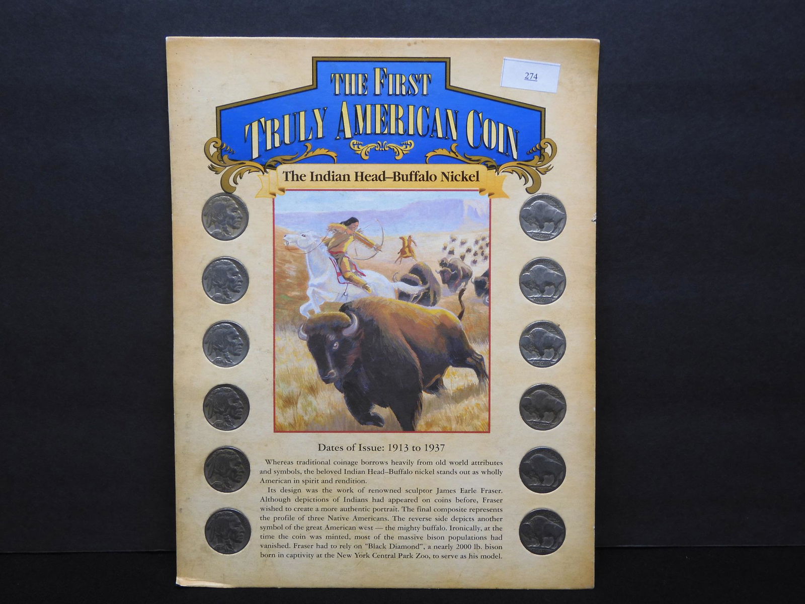 The First Truly American Coin - Buffalo Indian Head 12 (1 of 9)