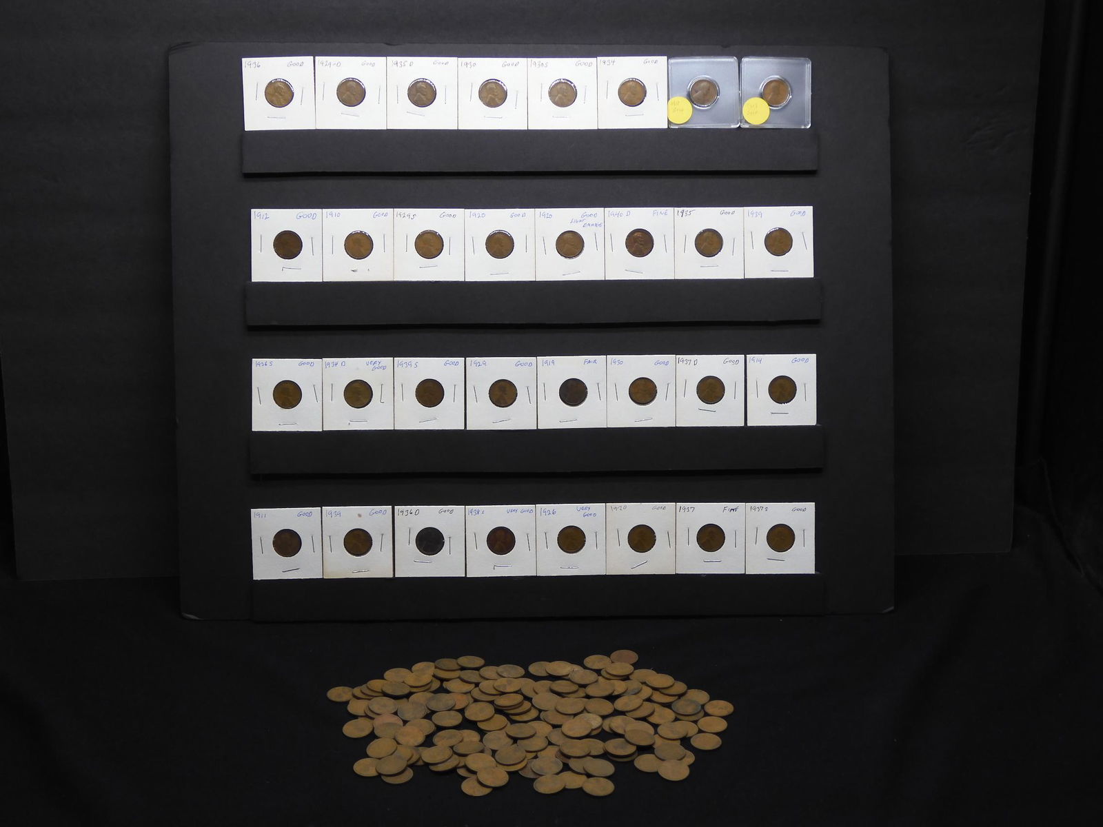 182 PC. Grab Bag of Lincoln Wheat Cents (1 of 12)