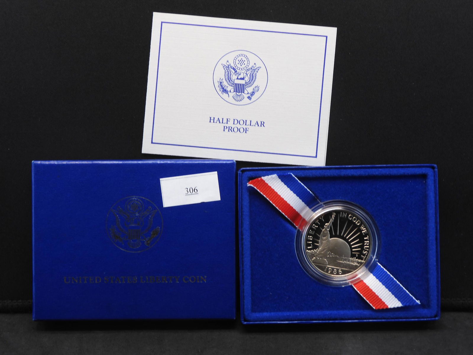 1986-S Statue of Liberty Proof Half Dollar OGP (1 of 4)