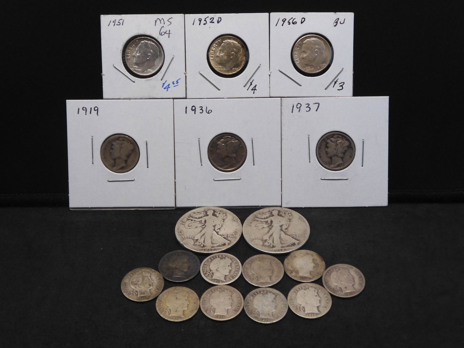 Grab Bag of U.S. Coins - includes Walking Liberty (1 of 8)