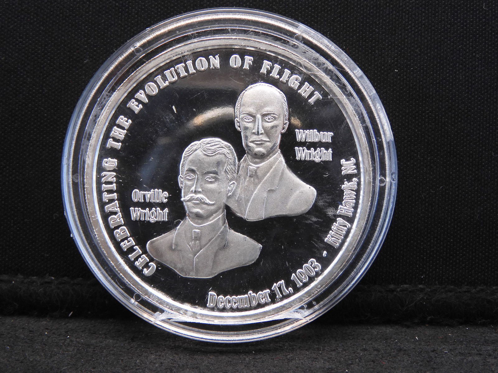Centennial of Flight Commemorative Round w/ Wright (1 of 3)