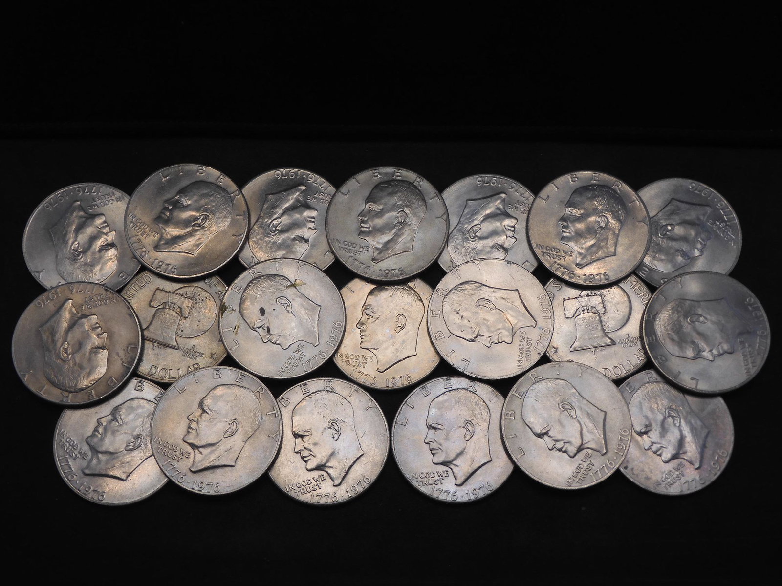 Roll Of 20 1776-1976 Bicentennial Eisenhower Dollars. (1 of 3)