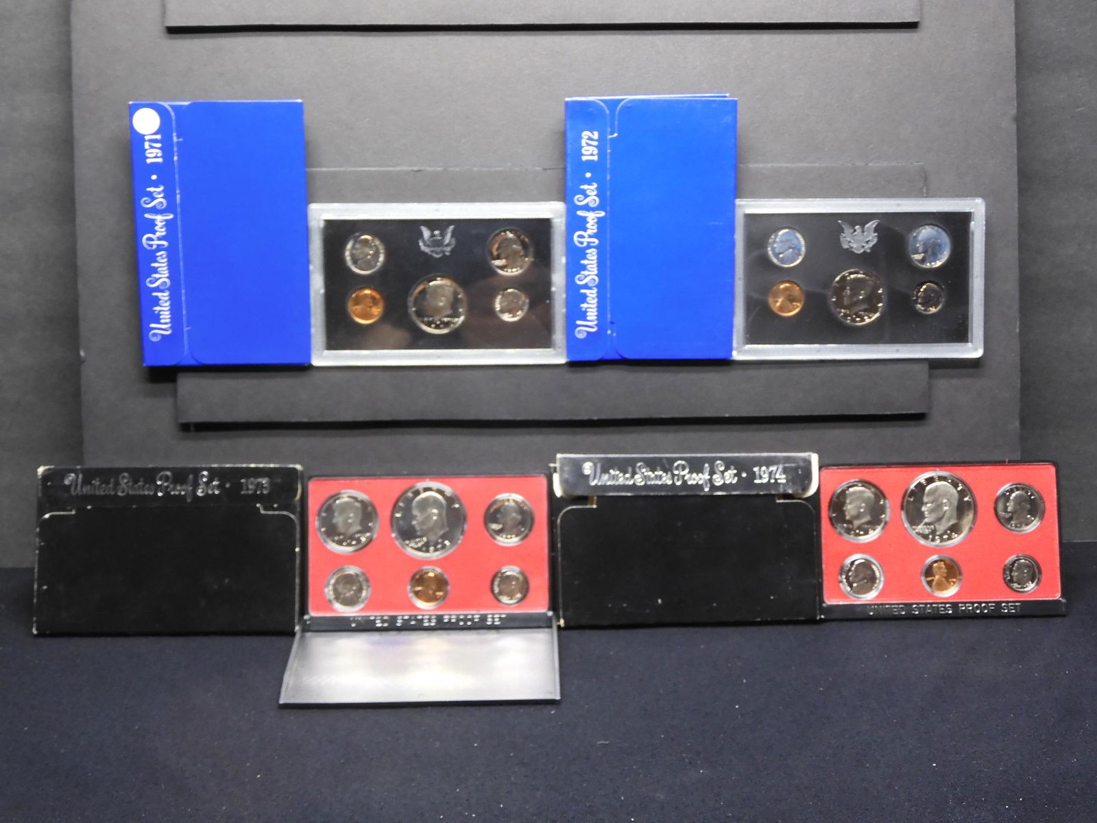 1971-S, 1972-S, 1973-S, 1974-S United States Proof Sets (1 of 9)