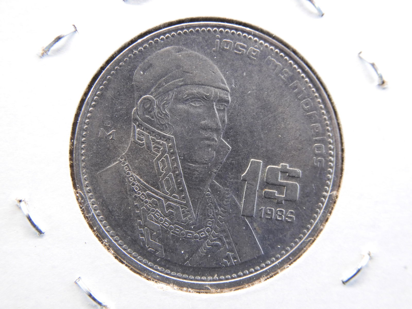 1985-Mo 1$ MEXICO COIN (1 of 3)
