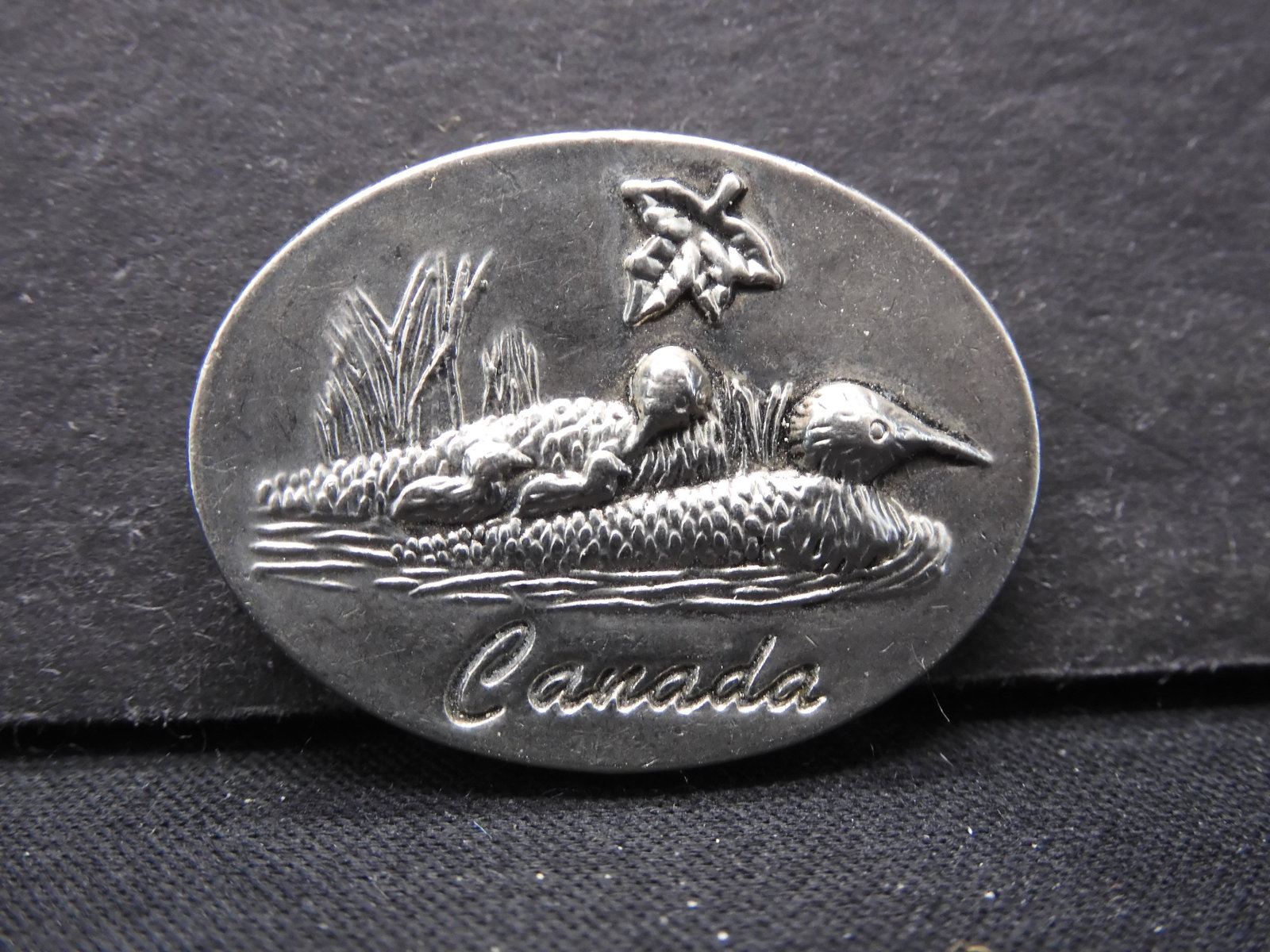 Vintage Canada Loon Token/Pendant: Vintage Canada Loon Token/Pendant