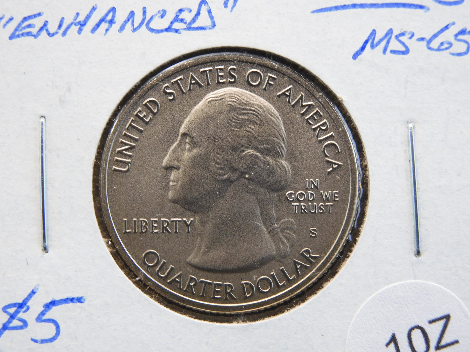 2017-S "ENHANCED" QUARTER (EFFIGY MOUNDS PARK): 2017-S "ENHANCED" QUARTER (EFFIGY MOUNDS PARK)