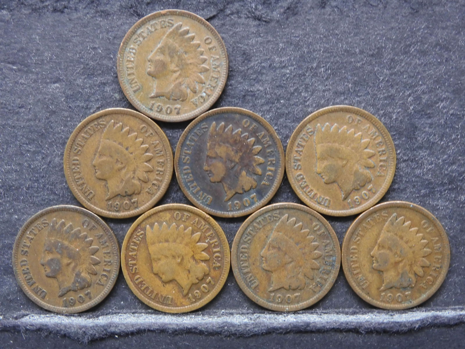 8-1907 Indian Head Cents (1 of 2)