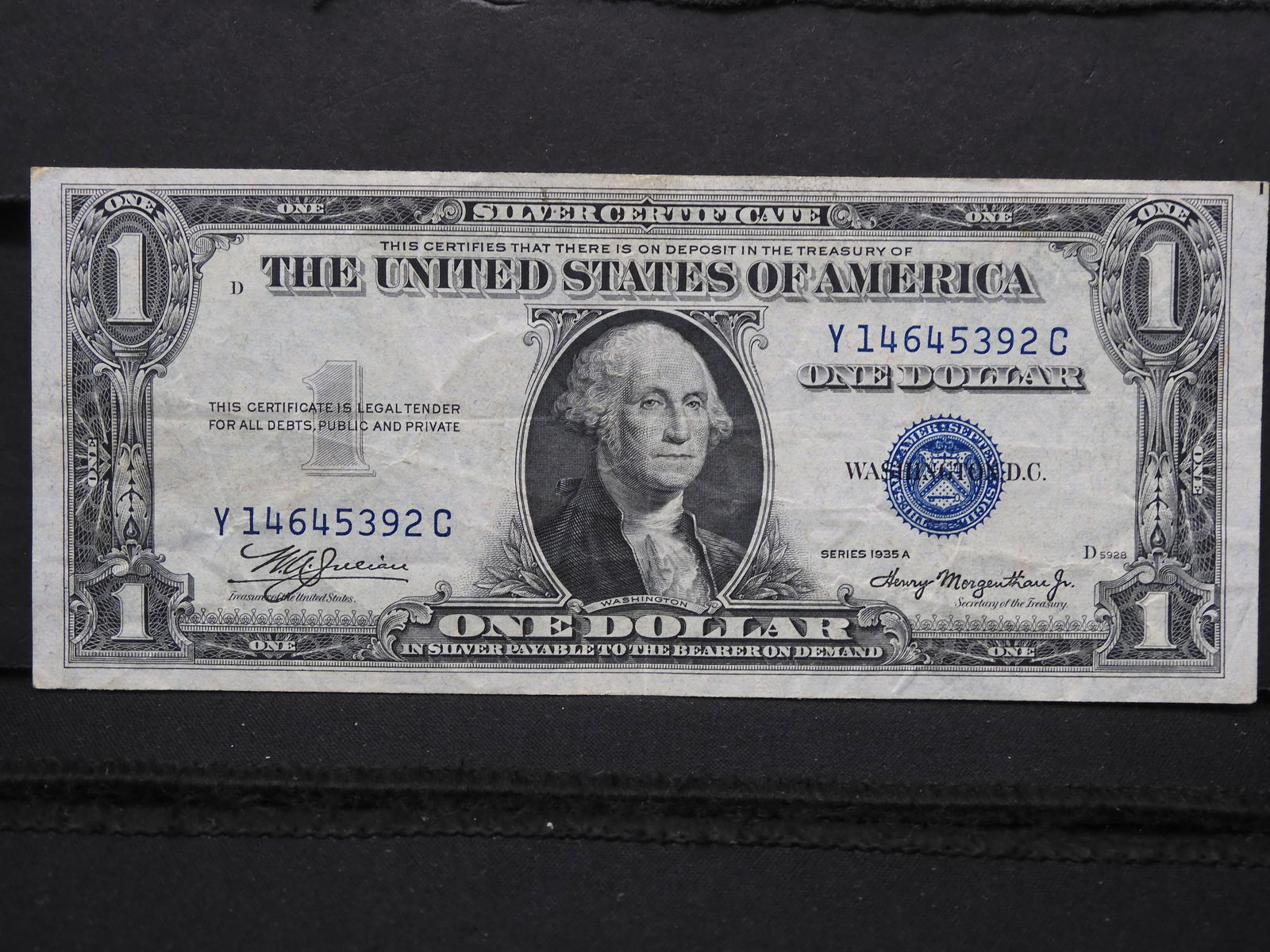 1935-A One Dollar Silver Certificate (1 of 3)