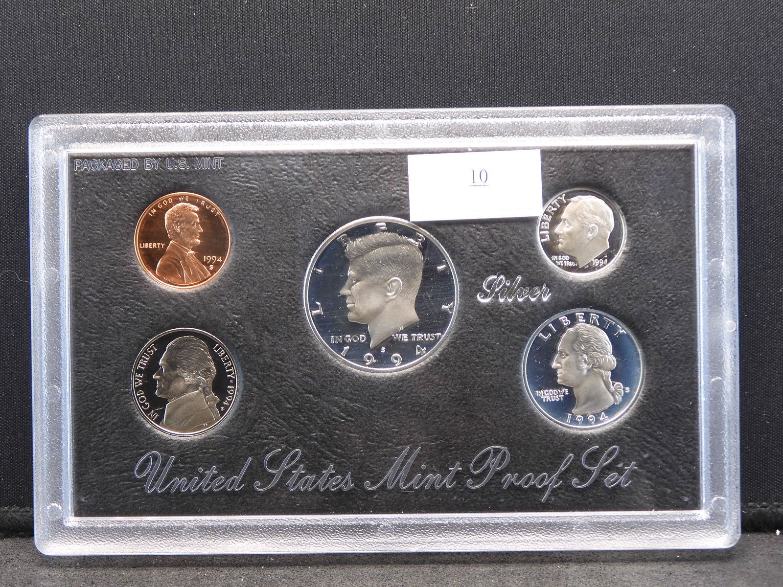 1994 U.S. Mint Proof Silver Set 5 Coin Set in Hard (1 of 2)