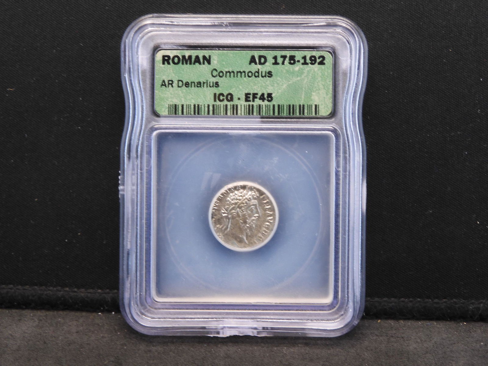 ICG EF45 - Roman Commodus AR Denarius - AD 175-192 (1 of 4)