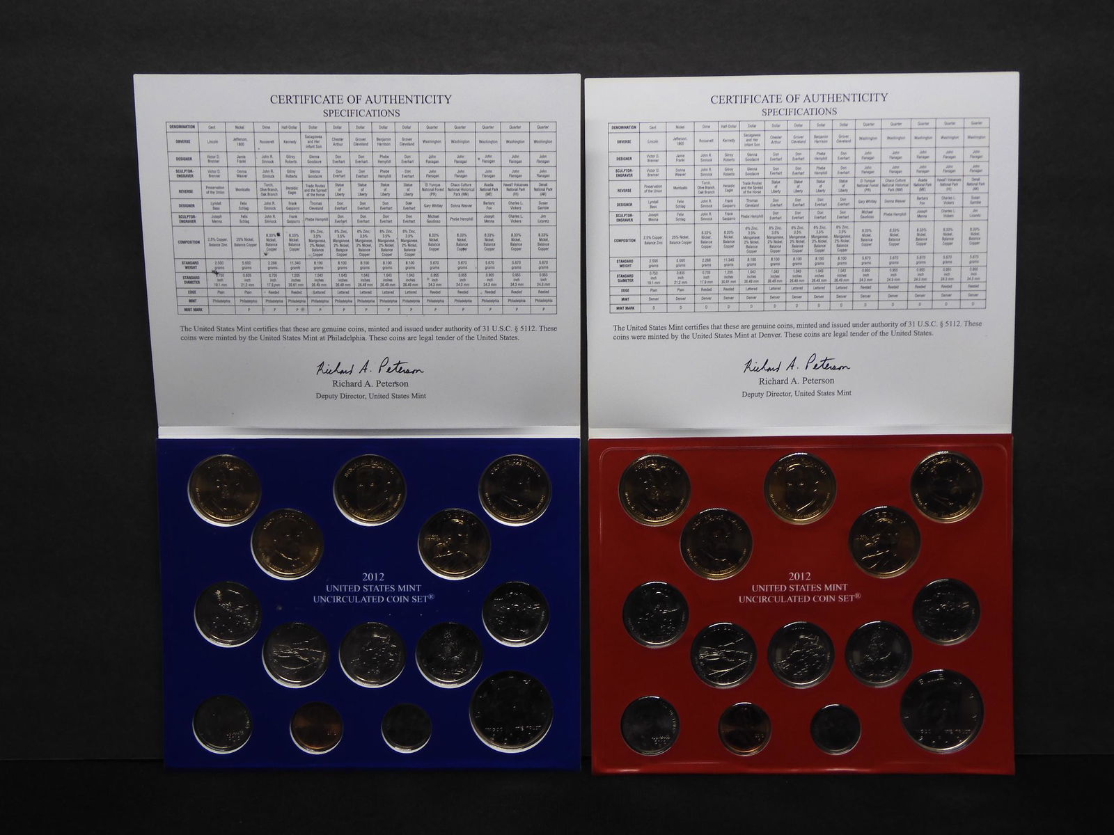 2012 U.S. Uncirculated P & D Mint Set w/Presidential (1 of 7)
