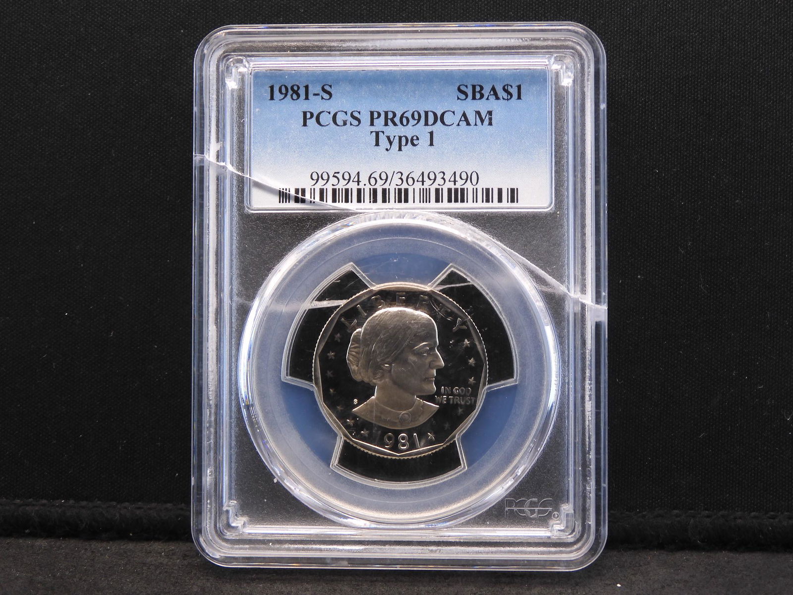 1981-S PCGS PR69 DCAM Type 1 Susan B. Anthony Dollar (1 of 4)