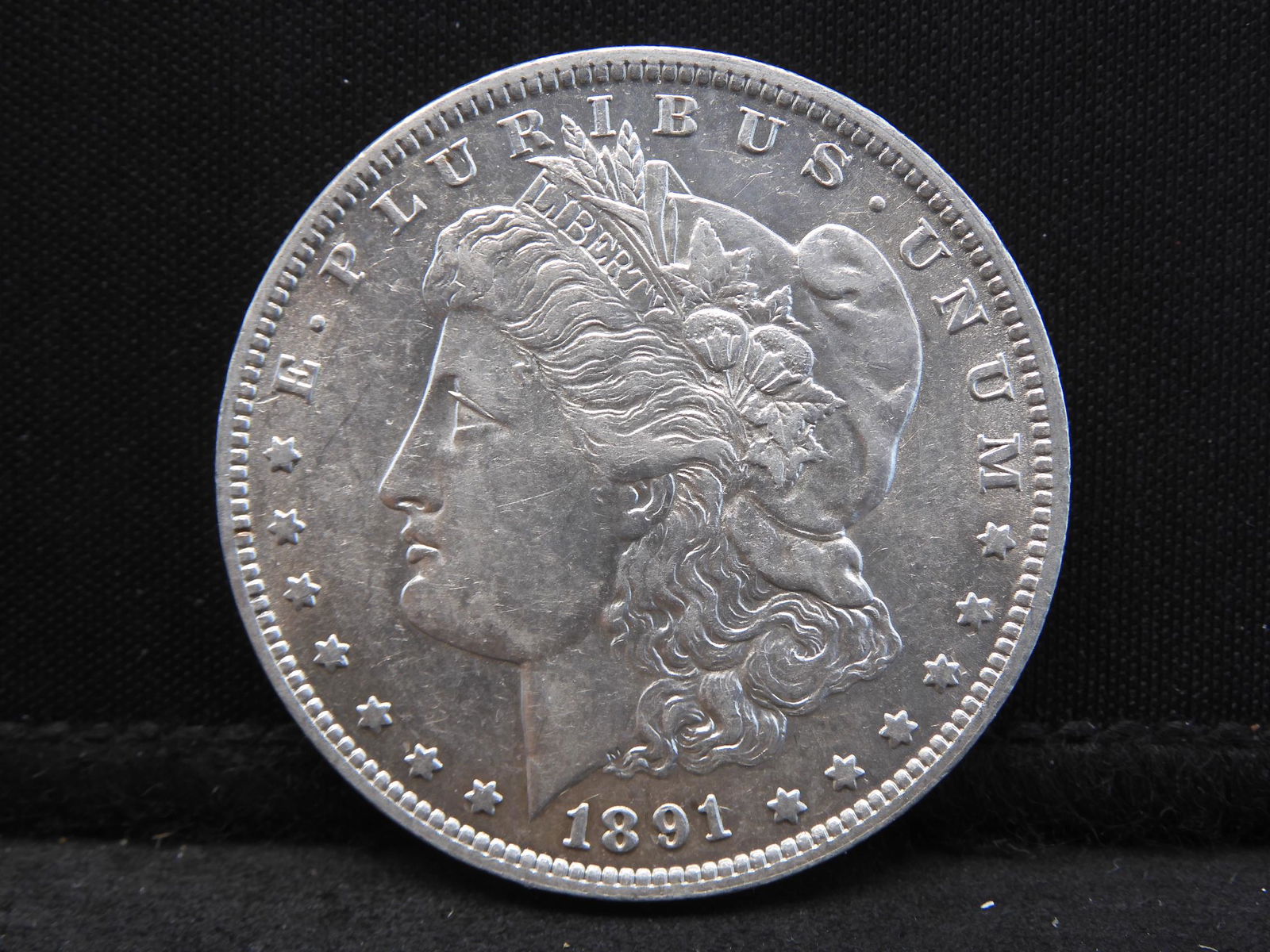 1891-O Morgan Silver Dollar - Bright and Nice! (1 of 2)