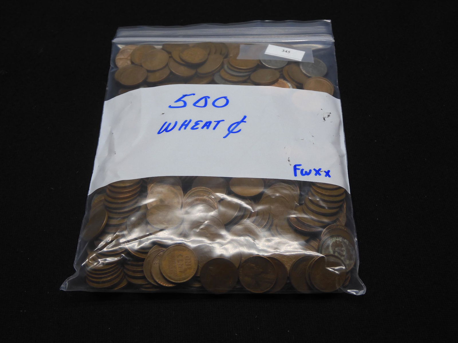 500 Lincoln Wheat Cents (1 of 3)