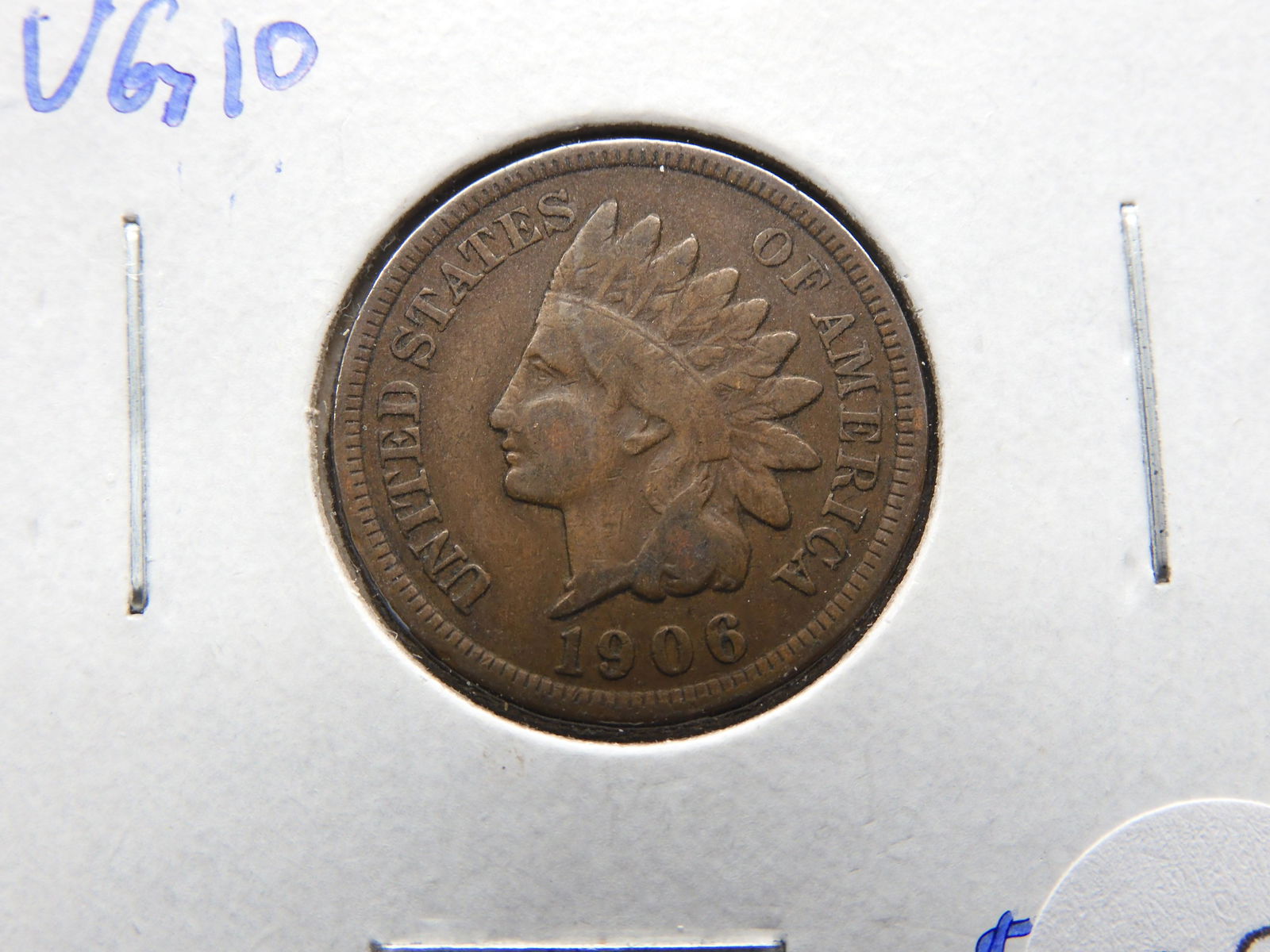 1906 Indian Head Cent -Nice Details (1 of 3)
