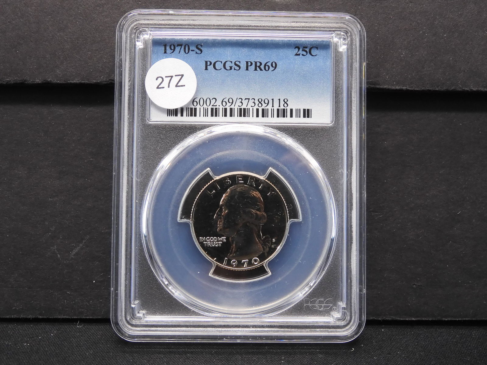 1970-S PROOF WASHINGTON QTR…PR69 (GRADED BY PCGS) (1 of 4)