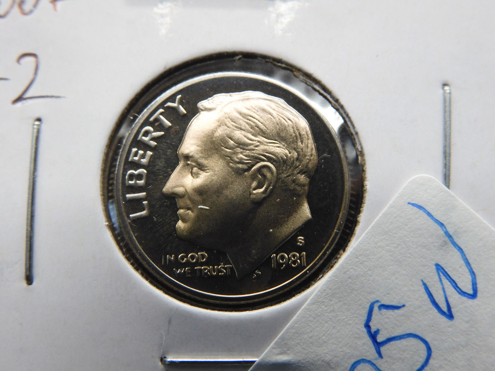 1981-S Roosevelt Dime Proof DCAM Gem Toned (1 of 3)