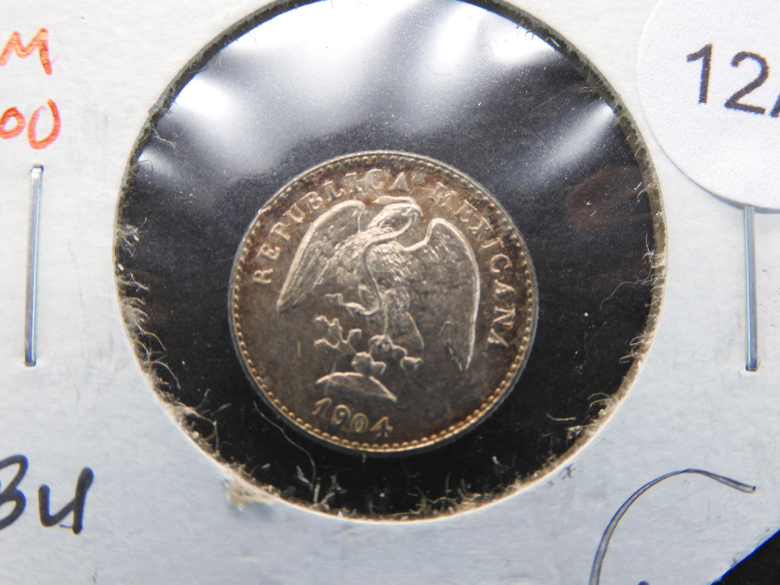 1904-Mo M Mexico 5 Centavos.  BU. (1 of 3)