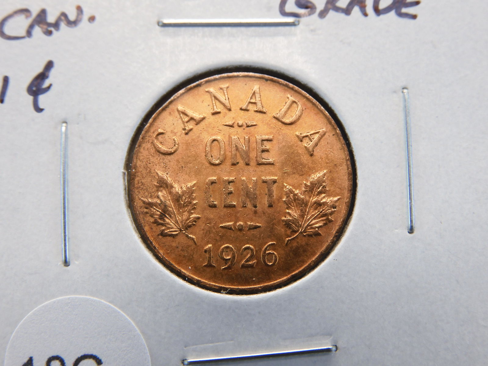 1926 Canada 1c.  High Grade.  Better Date. (1 of 3)
