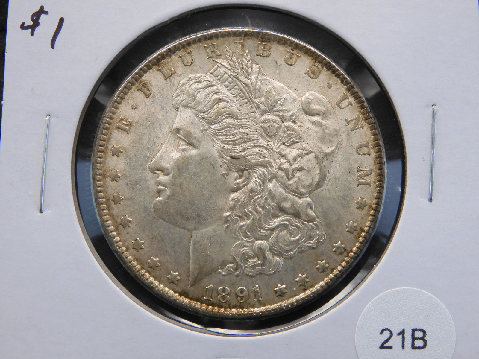 1891-S Morgan $1.  UNC. (1 of 3)