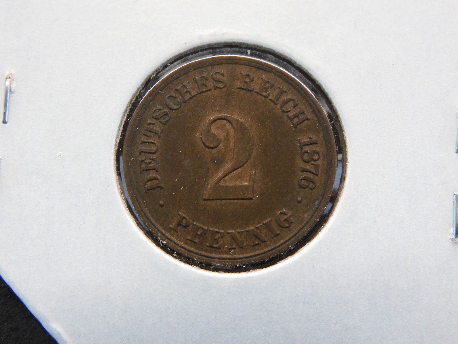 1876-A Germany 2 Pfennig. (1 of 3)