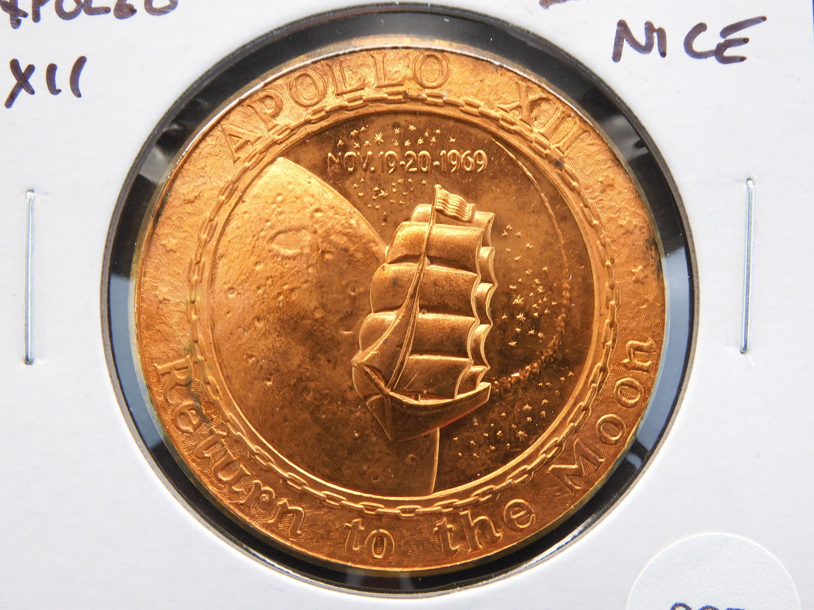 1969 Apollo XII Medal.  Nice. (1 of 3)