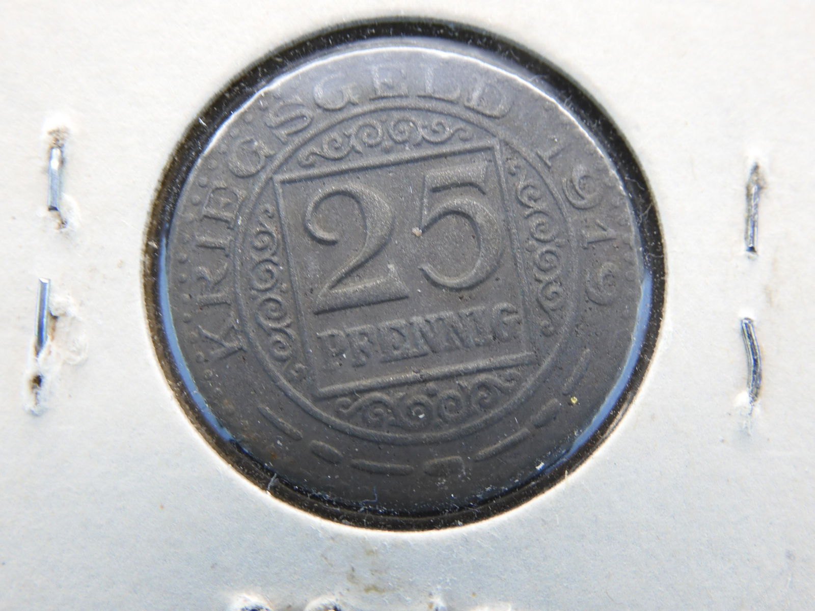 1919 Oberhausen, Germany 25 Pfennig Notgeld. (1 of 3)