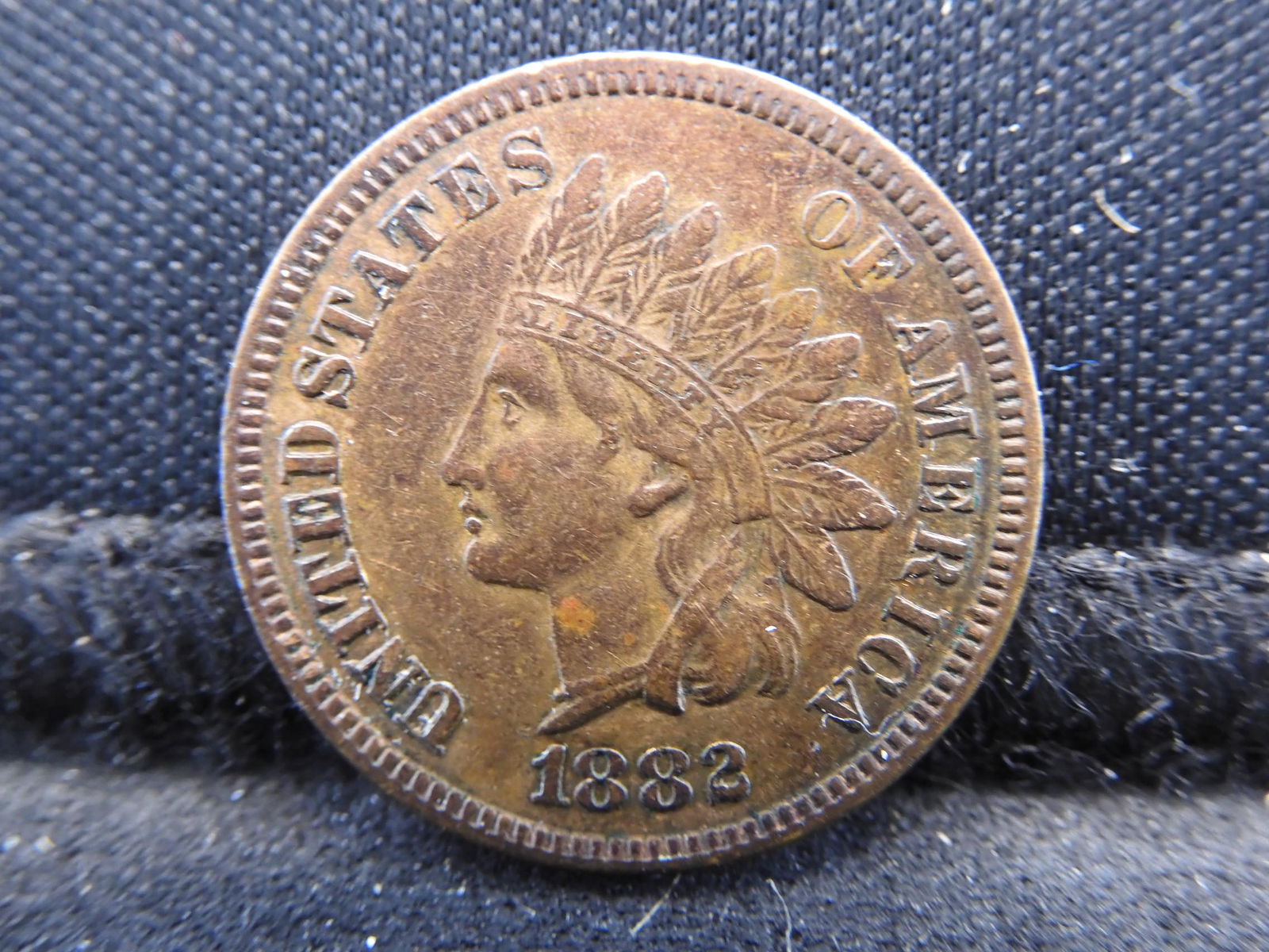 1882 Indian Head Cent.  Extra Fine.  Strong Liberty. (1 of 3)