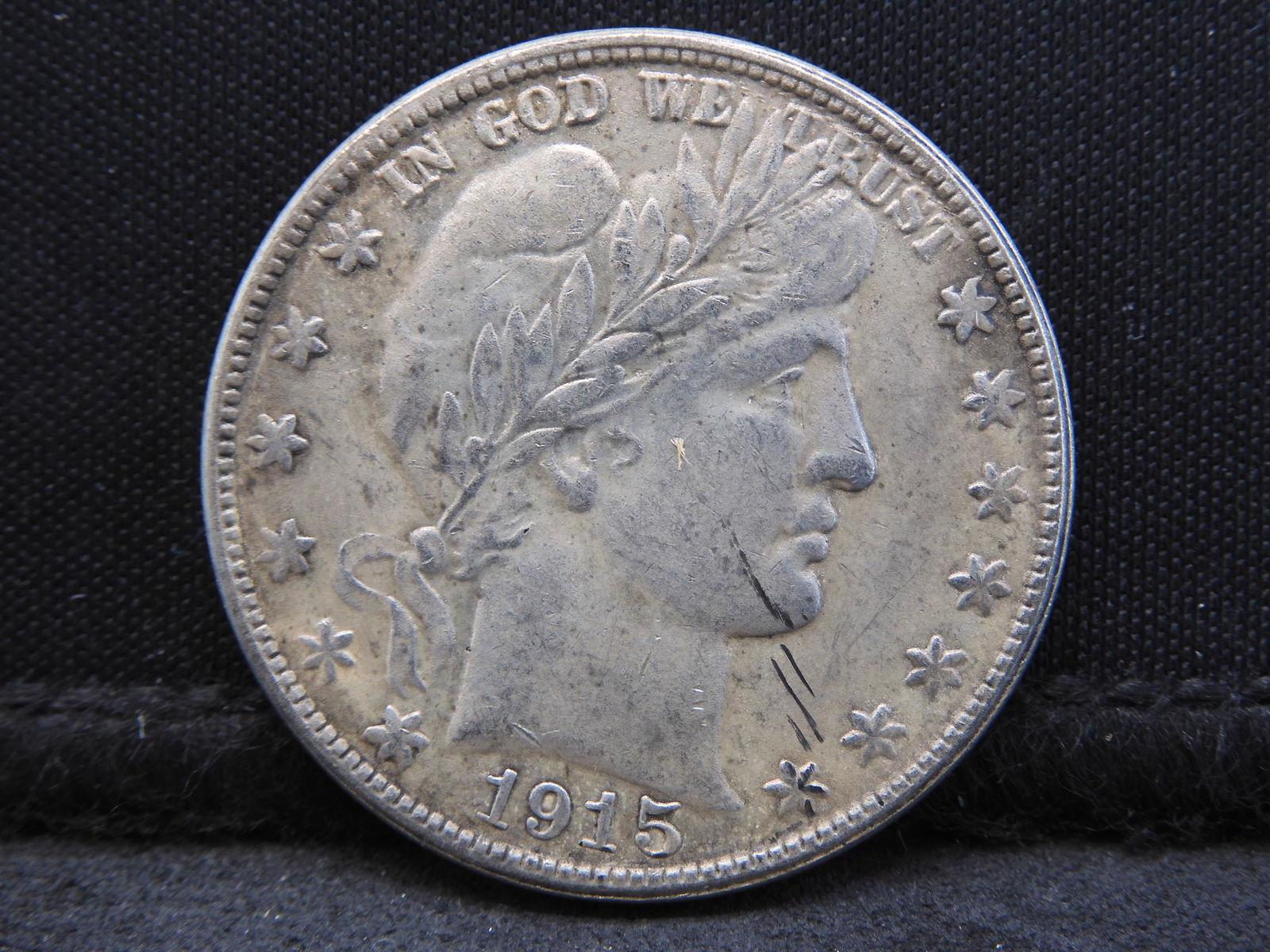 1915-D Barber Half Dollar XF (1 of 2)