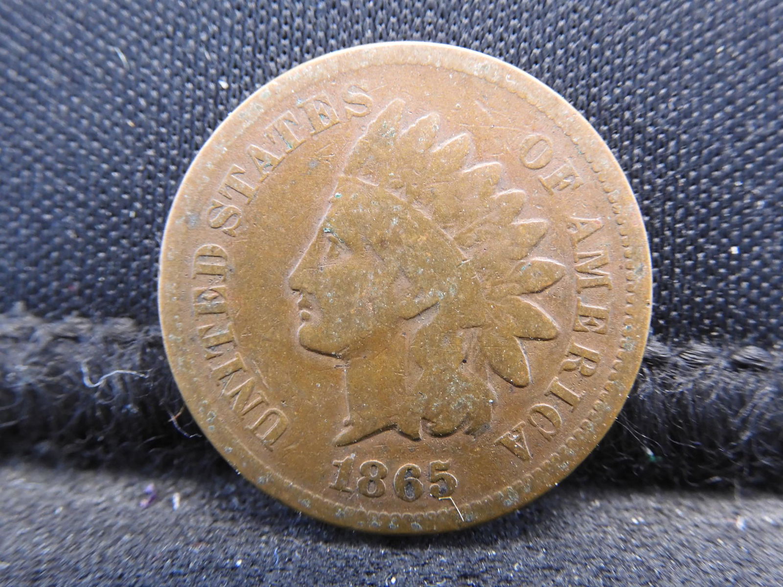1865 Semi-Key Date Indian Head Cent. (1 of 2)