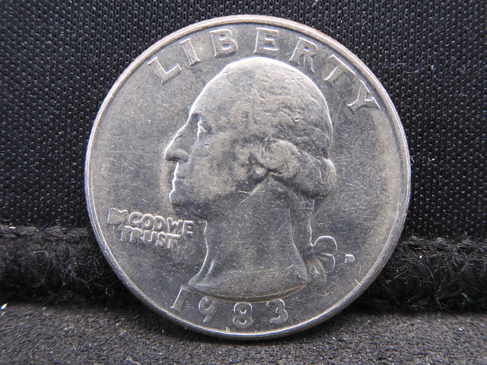 1983-D Uncirculated Key Date Washington Quarter. (1 of 2)