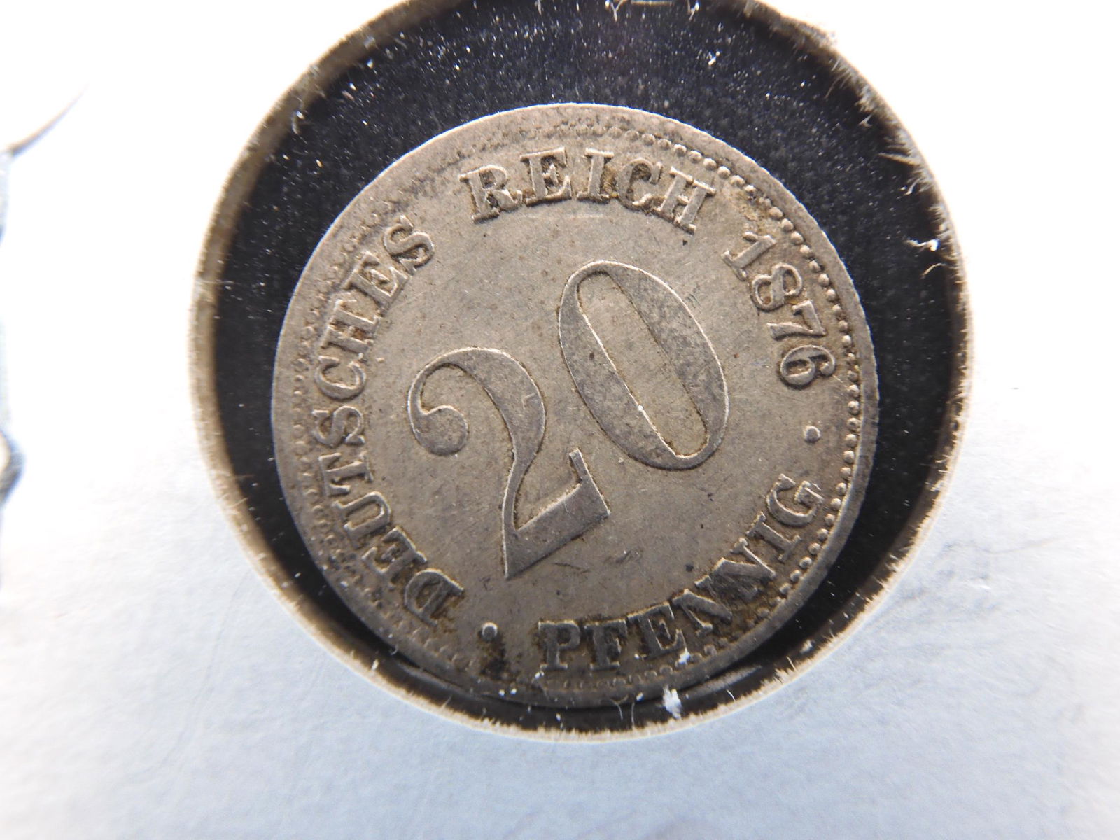 1876-G 20 Pfennig From Germany (1 of 3)