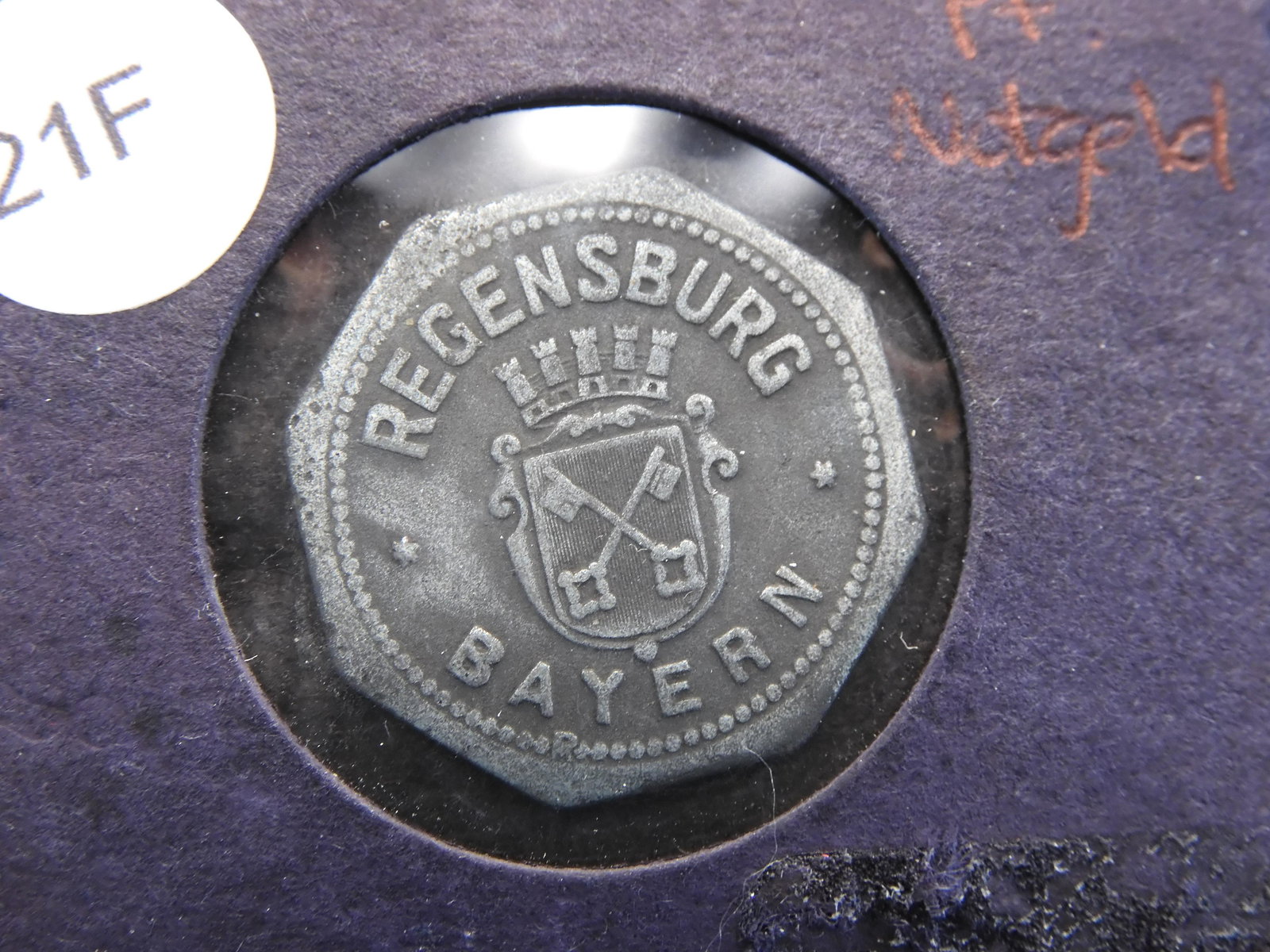 Regensburg, Germany 10 Pfennig Notgeld. (1 of 3)
