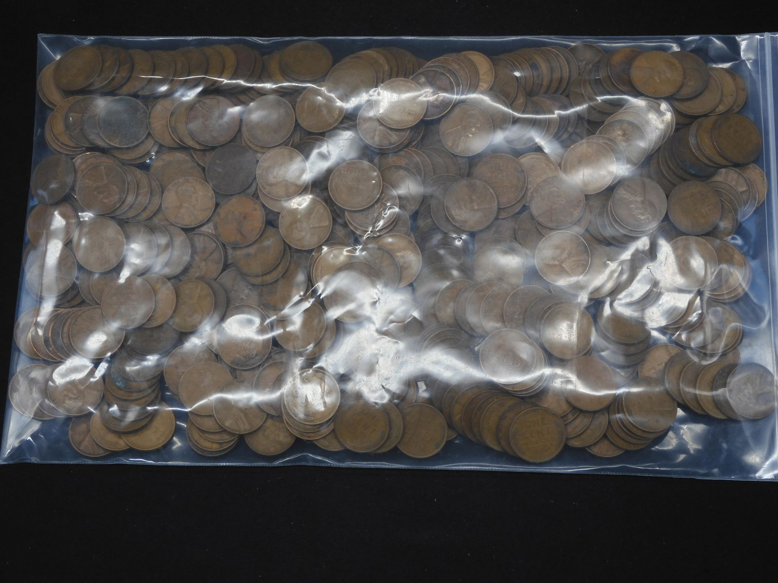 500 Wheat Cents All Dated In The 1930's (1930-1939). (1 of 5)