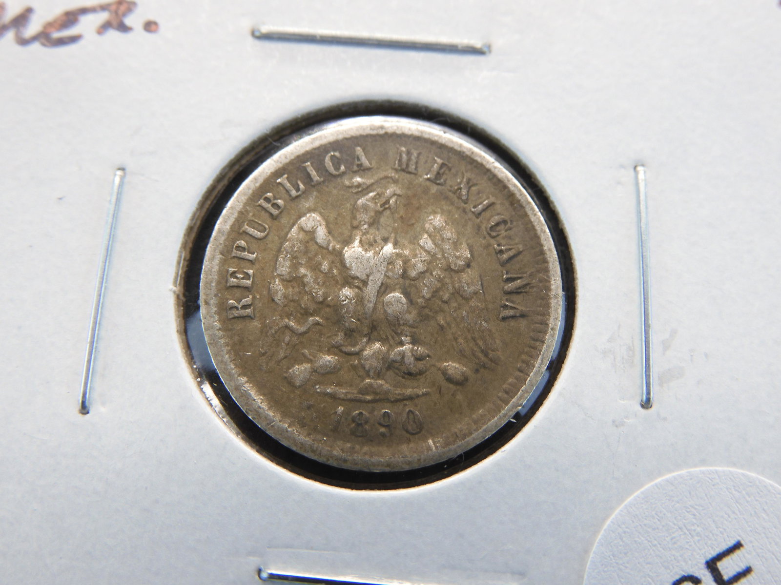 1890 Mexico 10 Centavos. (1 of 3)