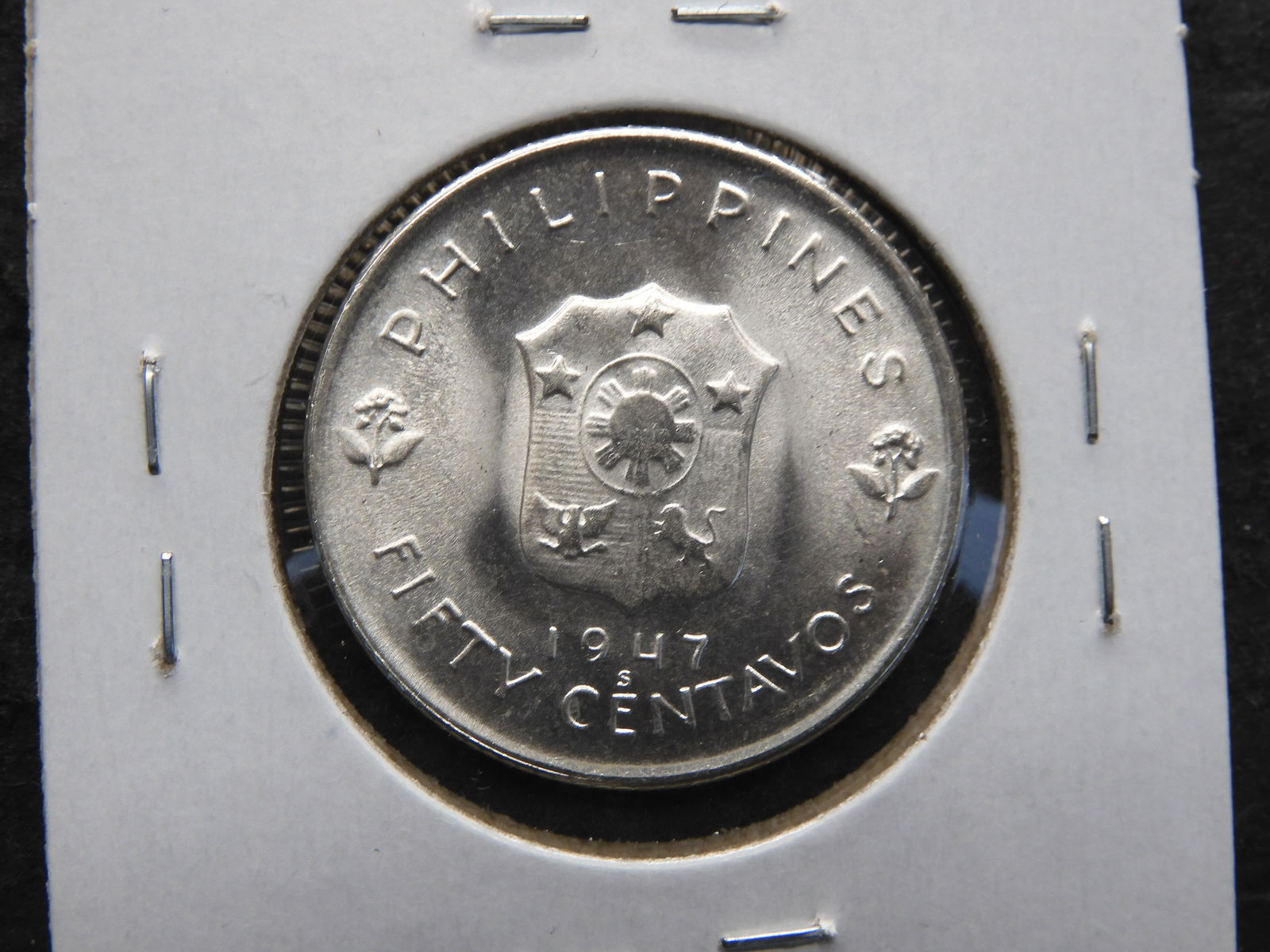 1947-S Philippines 50c.  UNC. (1 of 3)