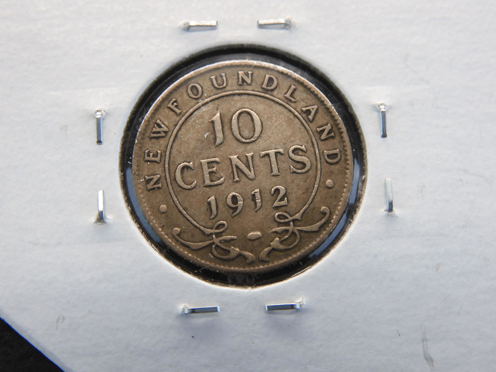 1912 Newfoundland 10c.  VG. (1 of 3)