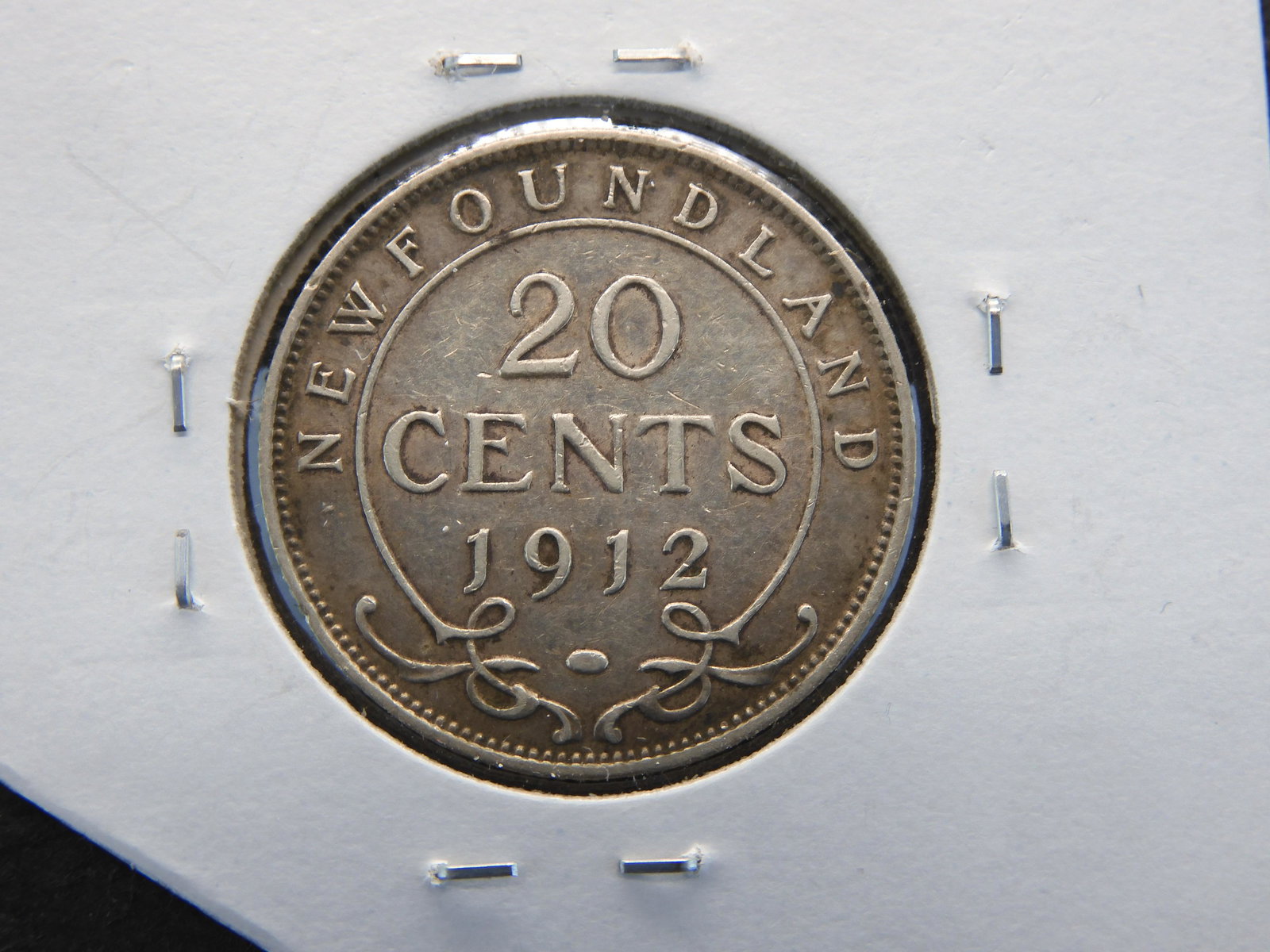 1912 Newfoundland 20c.  VG. (1 of 3)