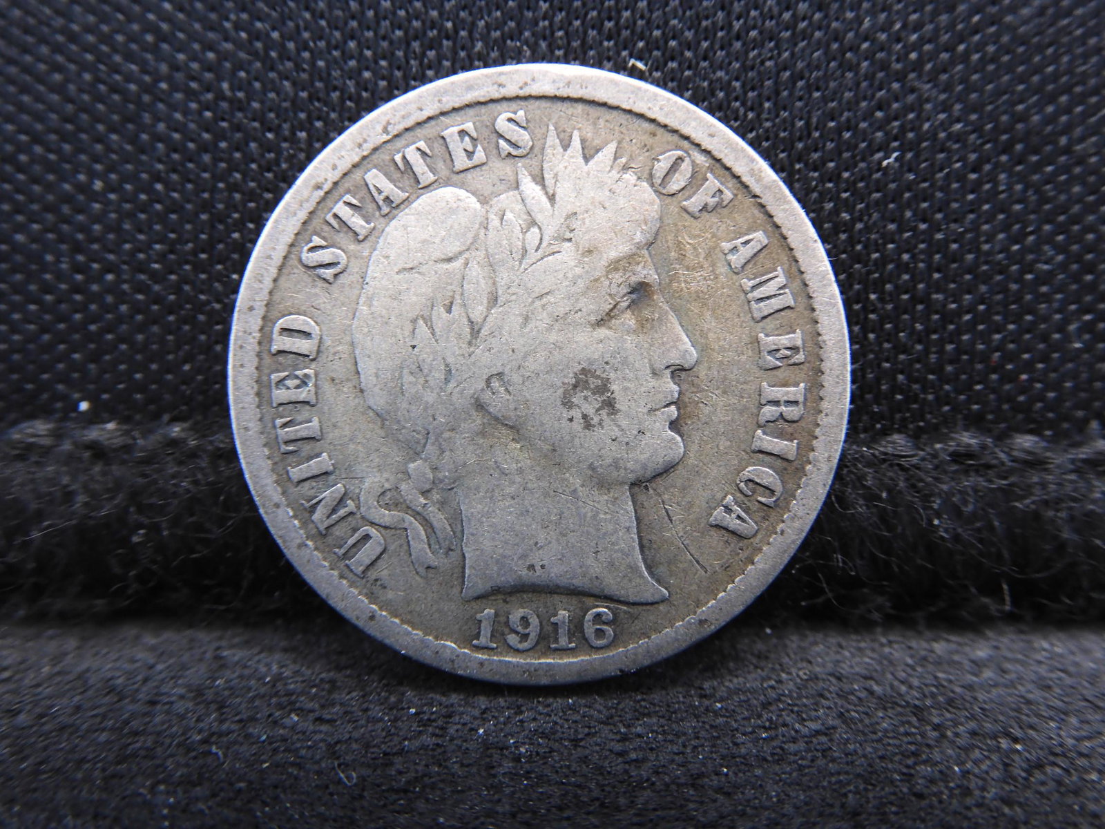 1916 Barber Silver Dime - Decent Detail (1 of 2)