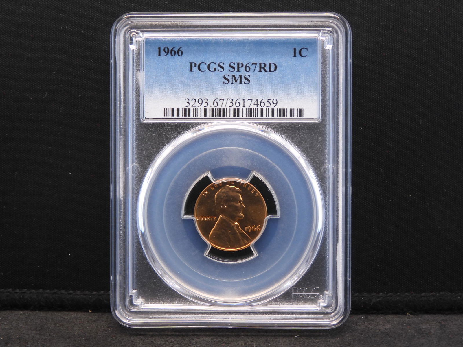 1966 PCGS SP67 RD SMS Special Mint Set Lincoln Memorial (1 of 4)